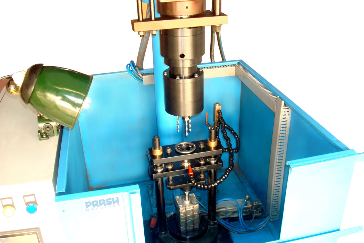 Multi Spindle Drilling Machine With Fixture Indexing