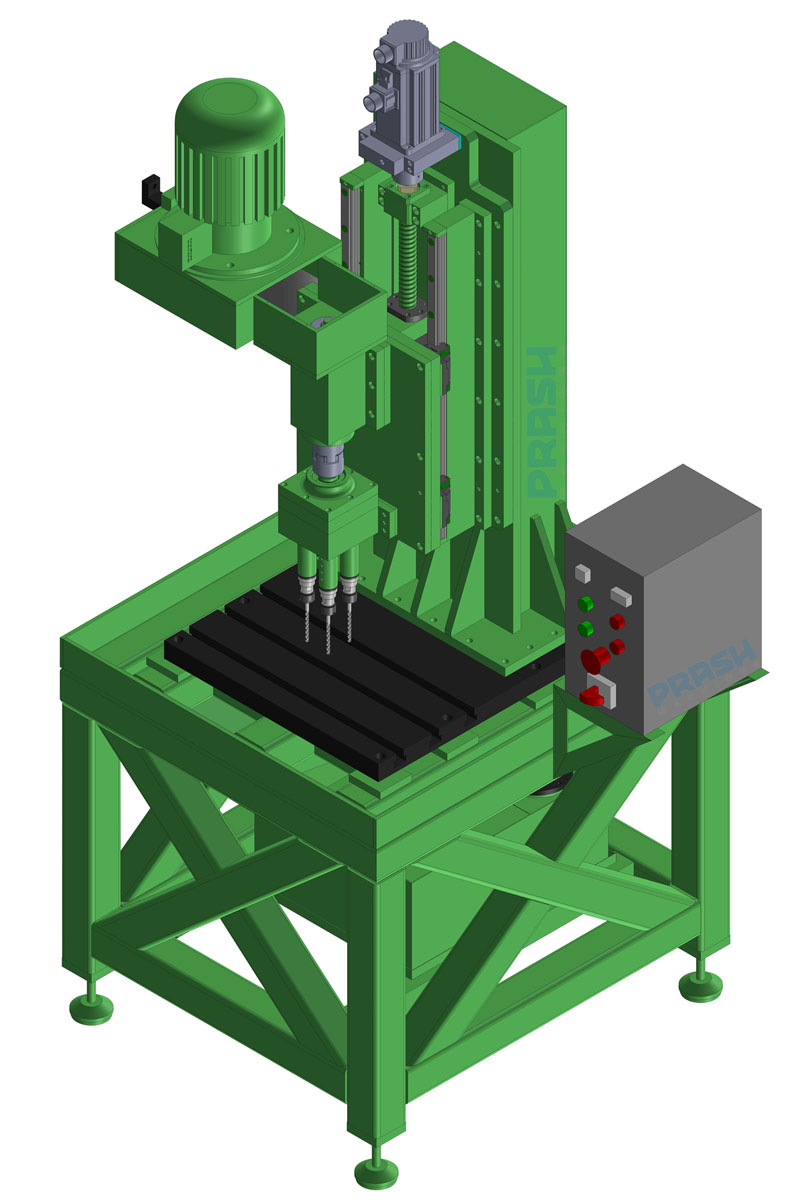 Multi Spindle Drilling Machine-Servo Slide Type