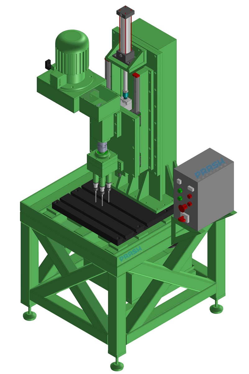 Multi Spindle Drilling Machine- Hydraulic Slide Type